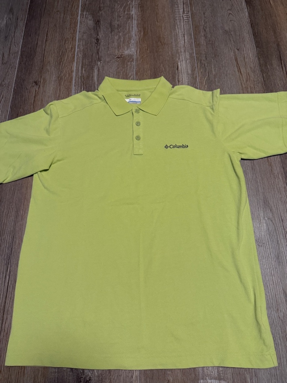 Columbia Omni Wick Men’s Lime Green Polo Shirt